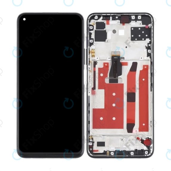 Συγκρότημα οθόνης για Huawei P40 Lite 5G, Midnight Black, Aftermarket