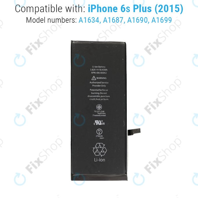 Battery για Apple iPhone 6S Plus | 2750mAh