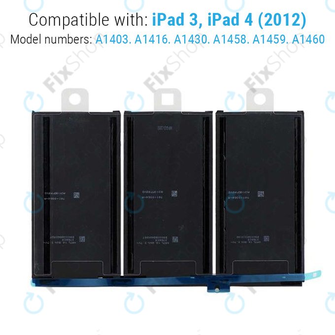 Μπαταρία για iPad 3, iPad 4, 11560mAh