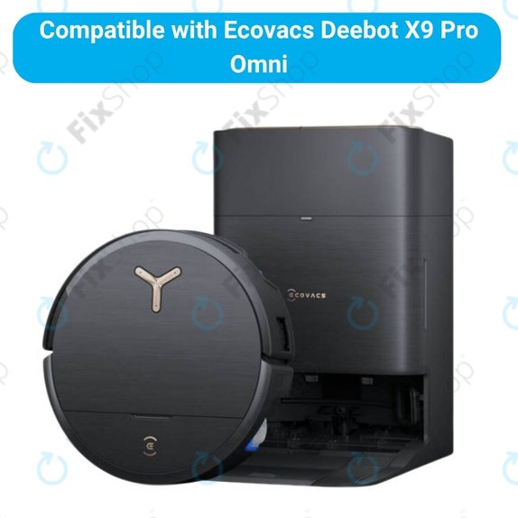 Σετ ανταλλακτικών για Ecovacs Deebot X9 Pro Omni (2x Κύρια βούρτσα, 4x Φίλτρο, 4x Πλαϊνή Βούρτσα, 4x Πανί Σφουγγαρίστρας, 4x Σακούλα σκόνης)