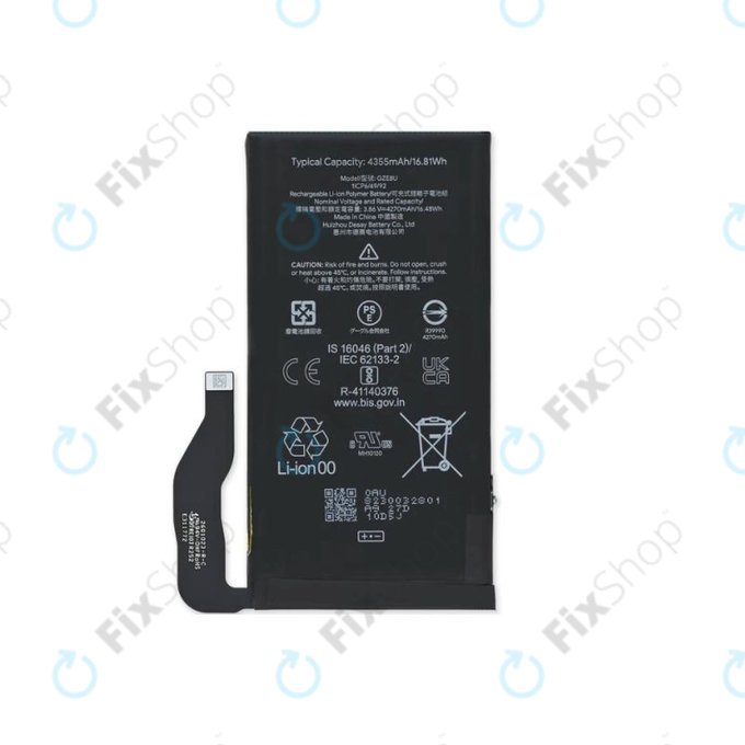 Μπαταρία για Google Pixel 7 GVU6C, GQML3, G949-00338-01, 4355mAh, Service Pack