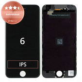 Οθόνη για iPhone 6, Black, Αφής με πλαίσιο, Refurbished