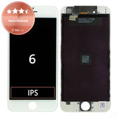 Οθόνη για iPhone 6, White, Αφής με πλαίσιο, Refurbished