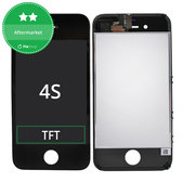 Συγκρότημα οθόνης για iPhone 4S, Μαύρο, Black, Aftermarket