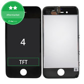 Οθόνη για iPhone 4, Black, Αφής με πλαίσιο