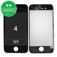 Οθόνη για iPhone 4, Black, Αφής με πλαίσιο