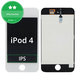 Οθόνη LCD για iPod Touch (4th Gen), White, Αφής με πλαίσιο