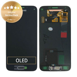 OLED/LCD Display με Touch Screen για Samsung S5 Mini | G800F | GH97-16147A | Charcoal Black | Service Pack