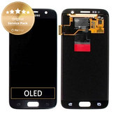 LCD Display με Touch Screen για Samsung S7 G930F | GH97-18523A | GH97-18761A | GH97-18757A | Black | Service Pack