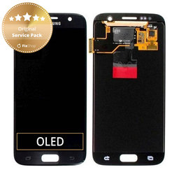 LCD Display με Touch Screen για Samsung S7 G930F | GH97-18523A | GH97-18761A | GH97-18757A | Black | Service Pack
