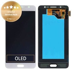 OLED/LCD Display με Touch Screen για Samsung J5 | J510FN | 2016 | GH97-18792C | GH97-19466C | GH97-18962C | GH97-19467C | White | Service Pack