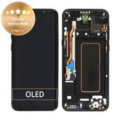 Συγκρότημα οθόνης για Samsung S8 Plus, G955F, GH97-20470A, GH97-20564A, GH97-20565A, Midnight Black, Service Pack