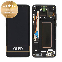 OLED/LCD Display Assembly για Samsung S8 Plus | G955F | GH97-20470A | GH97-20564A | GH97-20565A | Midnight Black | Service Pack