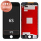 Οθόνη για iPhone 6S, Black, Αφής με πλαίσιο, Refurbished