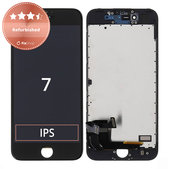 Οθόνη για iPhone 7, Black, Αφής με πλαίσιο, Refurbished