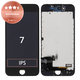 Οθόνη για iPhone 7, Black, Αφής με πλαίσιο, Refurbished