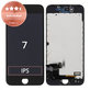 Οθόνη για iPhone 7, Black, Αφής με πλαίσιο, Refurbished