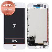 Οθόνη για iPhone 7, White, Αφής με πλαίσιο, Refurbished
