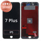 Οθόνη για iPhone 7 Plus, Black, Αφής με πλαίσιο, Refurbished