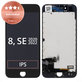 Οθόνη για iPhone 8, SE (2020), SE (2022), Black, Αφής με πλαίσιο, Refurbished