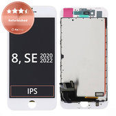 Οθόνη για iPhone 8, SE (2020), SE (2022), White, Αφής με πλαίσιο, Refurbished
