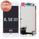 Οθόνη για iPhone 8, SE (2020), SE (2022), White, Αφής με πλαίσιο, Refurbished