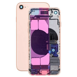 Πίσω Κάλυμμα με Μικρά Ανταλλακτικά για iPhone 8 | Χρυσαφί | Gold