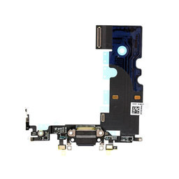 Επαφές Φόρτισης + Καλώδιο Flex για iPhone 8 | Μαύρο | Black