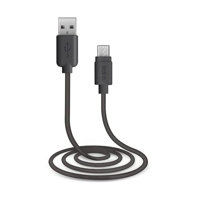 Καλώδιο Micro-USB / USB (1m) | Μαύρο | Black | SBS