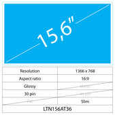 Lenovo IdeaPad Lenovo IdeaPad V310 80V8 Οθόνη Slim Glossy, 15.6", 30 pin, HD