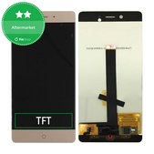 Οθόνη με οθόνη αφής για Nubia Z11, Gold, Aftermarket