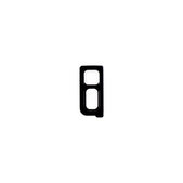Πλαίσιο Φακού Φλας Πίσω Κάμερας για Samsung Note 8 N950FD | GH64-06508A | Genuine Service Pack