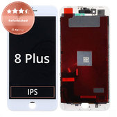 Οθόνη για iPhone 8 Plus, White, Αφής με πλαίσιο, Refurbished