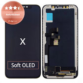Συγκρότημα οθόνης για iPhone X, Μαύρο, Black, Refurbished