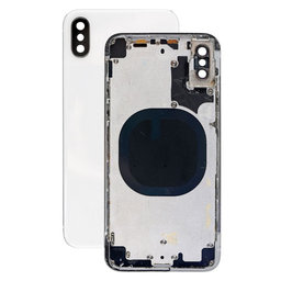 Πίσω Κάλυμμα για iPhone X | Ασημί | Silver