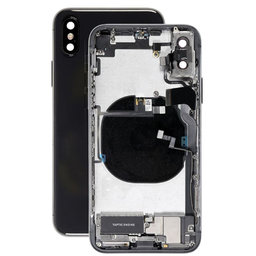 Πίσω Κάλυμμα με Μικρά Ανταλλακτικά για iPhone X | Διαστημικό Γκρι | Space Gray