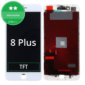 Οθόνη για iPhone 8 Plus, White, Αφής με πλαίσιο