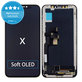 Οθόνη Soft OLED για iPhone X, Αφής με πλαίσιο, FixPremium