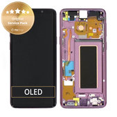 Συγκρότημα οθόνης για Samsung S9, G960F, GH97-21696B, GH97-21697B, Lilac Purple, Service Pack