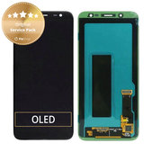 Οθόνη με οθόνη αφής για Samsung J6, J600F, GH97-21931A, GH97-22048A, Black, Service Pack