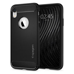Θήκη Rugged Armor για iPhone XR | Μαύρο | Black | Spigen