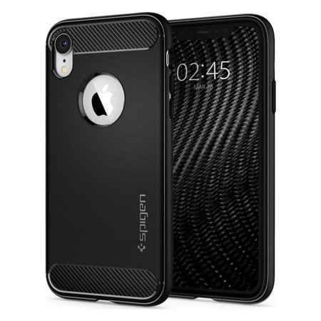 Θήκη Rugged Armor για iPhone XR | Μαύρο | Black | Spigen