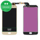 Οθόνη με οθόνη αφής για Motorola Moto G5S, XT1794, Gold, Aftermarket