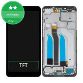 Συγκρότημα οθόνης για Xiaomi Redmi 6, Redmi 6A, Μαύρο, Black, Aftermarket