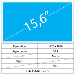 Lenovo IdeaPad Lenovo IdeaPad 330 81D1 LCD Display Slim Matte | 15.6" | 30 pin | Full HD