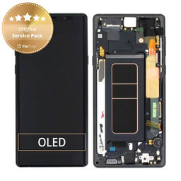 OLED/LCD Display Assembly για Samsung Note 9 | N960U | GH97-22269A | GH97-23737A | GH97-22270A | Midnight Black | Service Pack