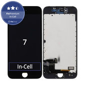 Οθόνη In-Cell για iPhone 7, Black, Αφής με πλαίσιο, FixPremium