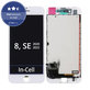 Οθόνη In-Cell για iPhone 8, SE (2020), SE (2022), White, Αφής με πλαίσιο, FixPremium
