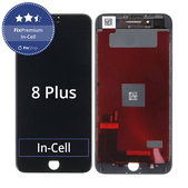 Οθόνη In-Cell για iPhone 8 Plus, Black, Αφής με πλαίσιο, FixPremium