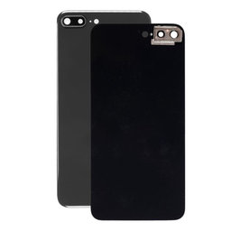 Πίσω Κάλυμμα Γυαλί με Θήκη Κάμερας για iPhone 8 Plus | Διαστημικό Γκρι | Space Gray